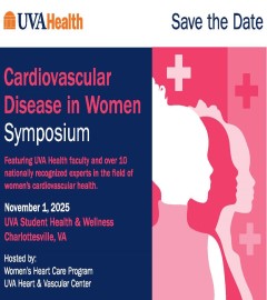 SAVE THE DATE: 2025 Cardiovascular Disease in Women  Banner